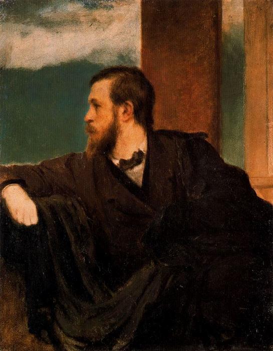 WikiOO.org - Encyclopedia of Fine Arts - Maľba, Artwork Arnold Bocklin - Autoportrait