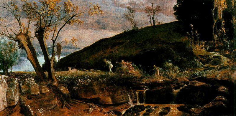 Wikioo.org - The Encyclopedia of Fine Arts - Painting, Artwork by Arnold Bocklin - Diana's Hunt