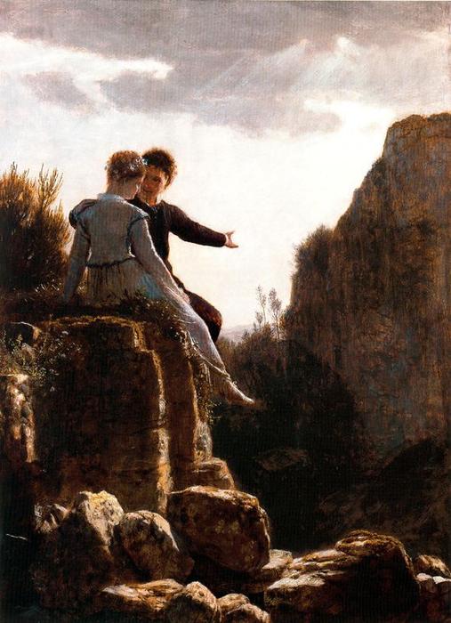 WikiOO.org - Encyclopedia of Fine Arts - Målning, konstverk Arnold Bocklin - Le Voyage de noces