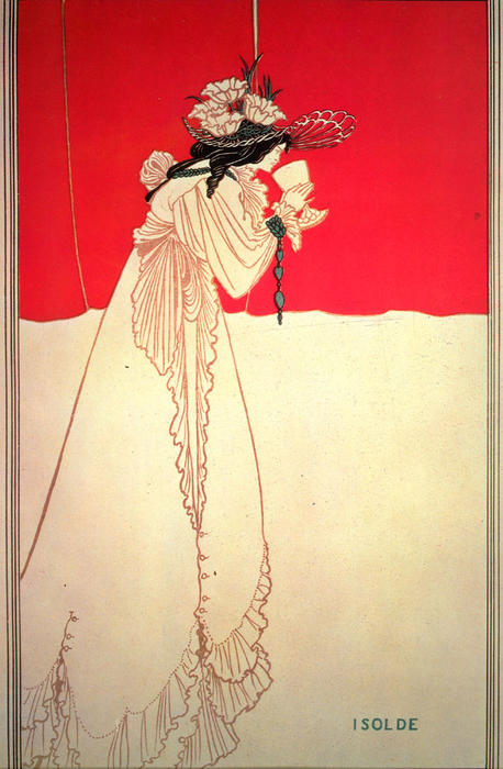 Wikioo.org - The Encyclopedia of Fine Arts - Painting, Artwork by Aubrey Vincent Beardsley - Isolde