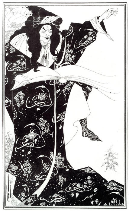 Wikioo.org - The Encyclopedia of Fine Arts - Painting, Artwork by Aubrey Vincent Beardsley - Virgilius the Sorcerer
