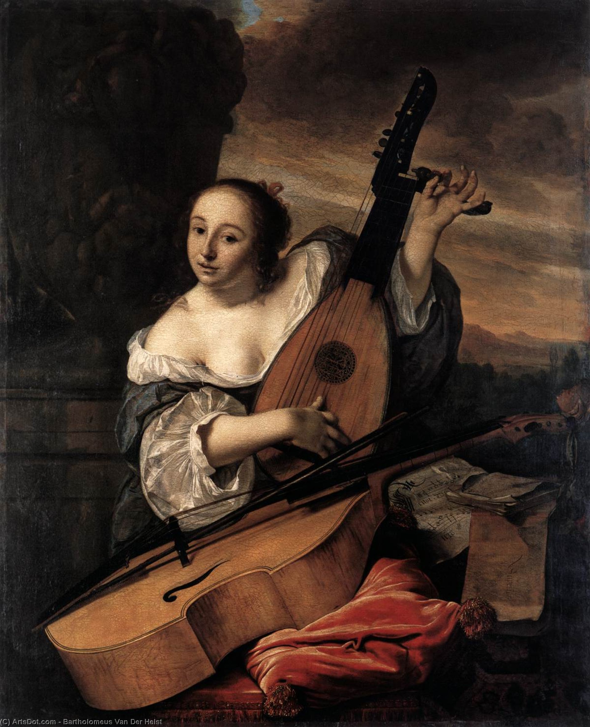 WikiOO.org - Енциклопедія образотворчого мистецтва - Живопис, Картини
 Bartholomeus Van Der Helst - The Musician