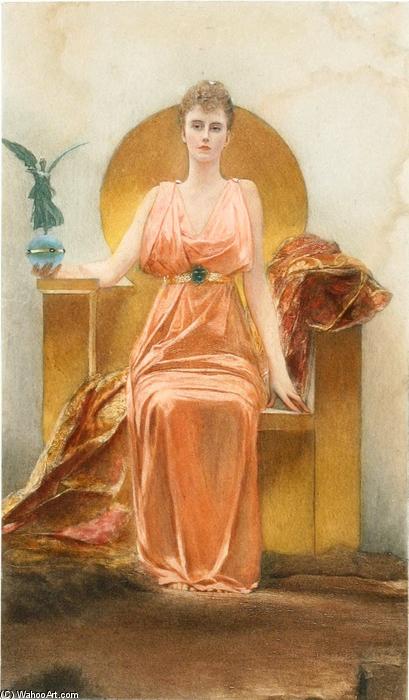 WikiOO.org - Encyclopedia of Fine Arts - Målning, konstverk Jean-Joseph Constant (Benjamin-Constant) - Helene Vincent