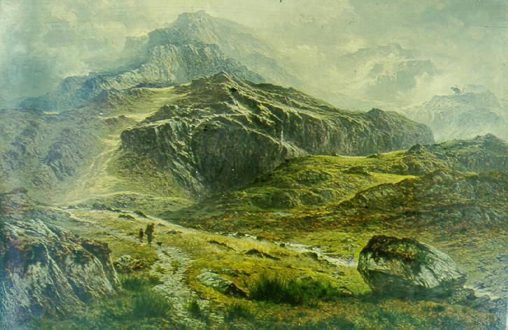 WikiOO.org - Encyclopedia of Fine Arts - Målning, konstverk Benjamin Williams Leader - GLYDER FAWR, SNOWDON RANGE