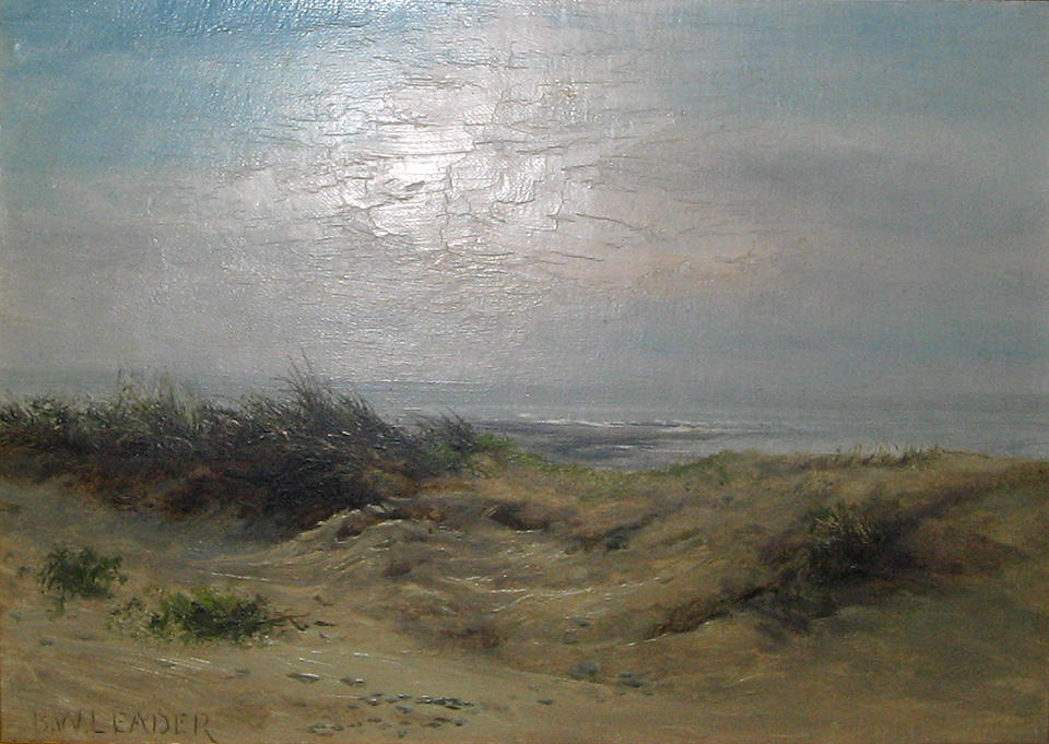 Wikioo.org - The Encyclopedia of Fine Arts - Painting, Artwork by Benjamin Williams Leader - HARLECH BEACH