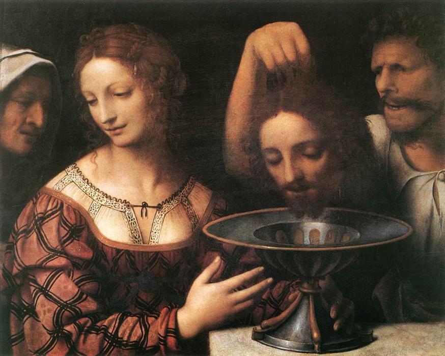 WikiOO.org - Enciclopedia of Fine Arts - Pictura, lucrări de artă Bernardino Luini - Herodias