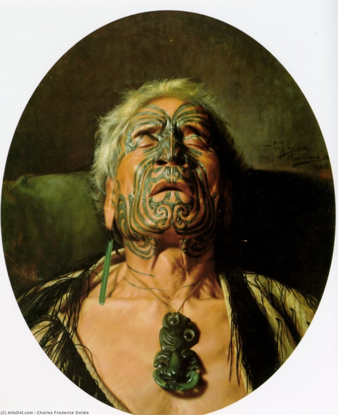 WikiOO.org - Εγκυκλοπαίδεια Καλών Τεχνών - Ζωγραφική, έργα τέχνης Charles Frederick Goldie - A Study