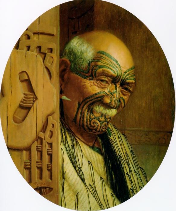 Wikioo.org - Encyklopedia Sztuk Pięknych - Malarstwo, Grafika Charles Frederick Goldie - Peeping Patara