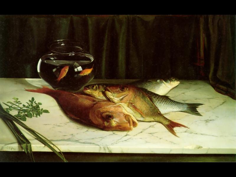 WikiOO.org - Encyclopedia of Fine Arts - Maleri, Artwork Charles Frederick Goldie - Still life