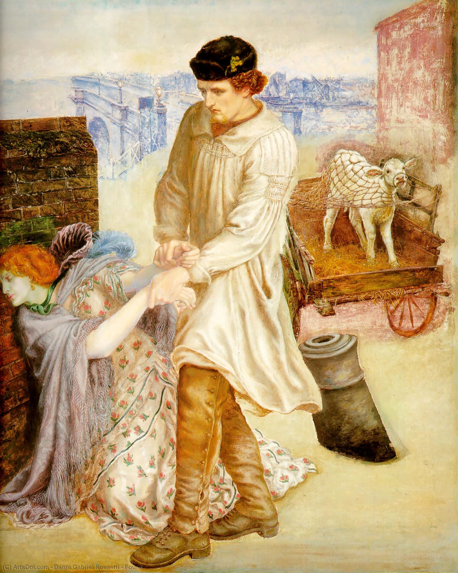 WikiOO.org - Encyclopedia of Fine Arts - Maľba, Artwork Dante Gabriel Rossetti - Found