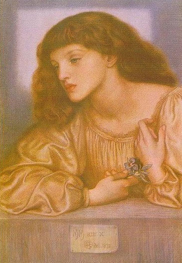 WikiOO.org - Енциклопедія образотворчого мистецтва - Живопис, Картини
 Dante Gabriel Rossetti - May Morris