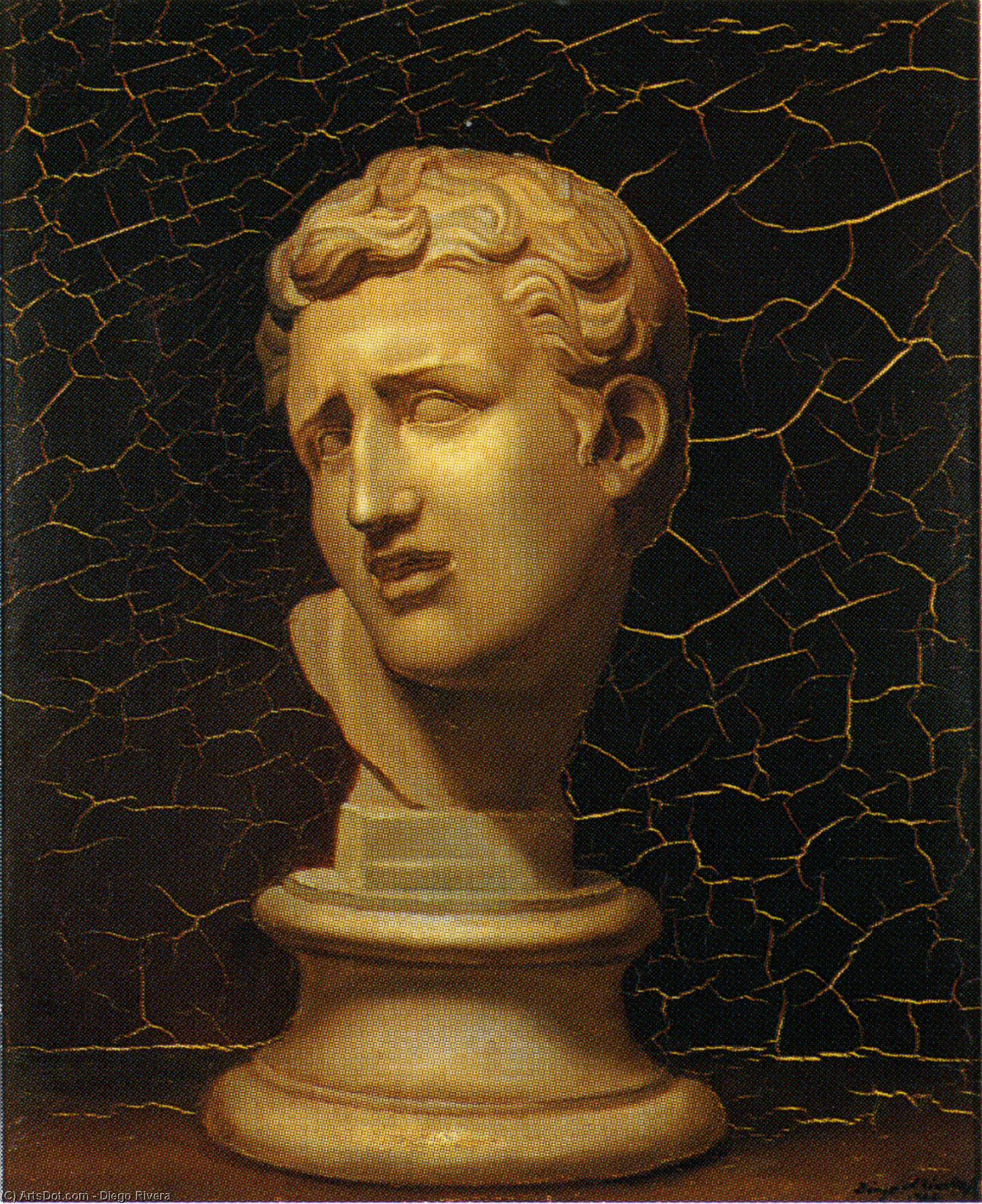 WikiOO.org - אנציקלופדיה לאמנויות יפות - ציור, יצירות אמנות Diego Rivera - Classical Head