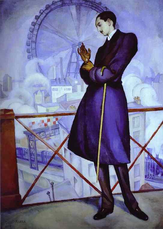Wikioo.org - The Encyclopedia of Fine Arts - Painting, Artwork by Diego Rivera - Portrait d'Adolfo Best Maugard