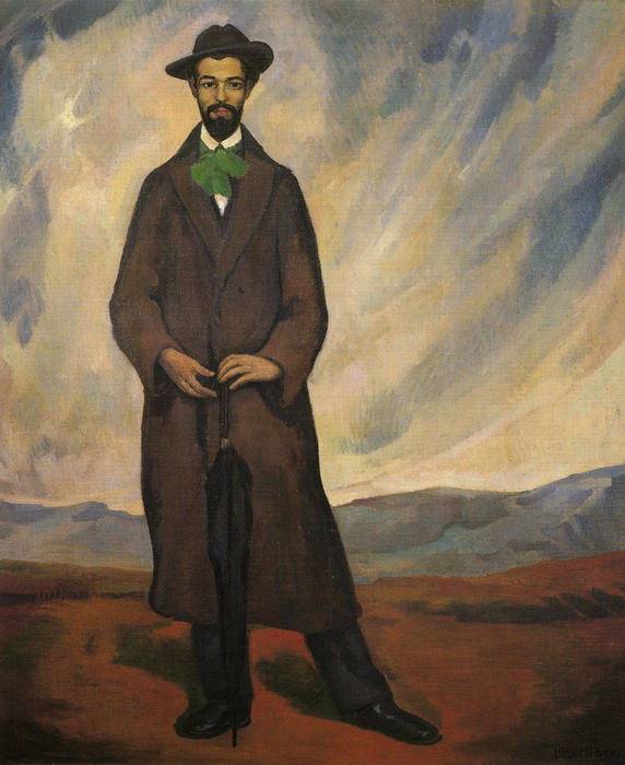 Wikioo.org – La Enciclopedia de las Bellas Artes - Pintura, Obras de arte de Diego Rivera - Retrato de un español (Herman Alsina)