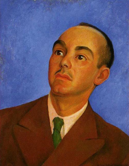 Wikioo.org – La Enciclopedia de las Bellas Artes - Pintura, Obras de arte de Diego Rivera - Retrato de Carlos Pellicer