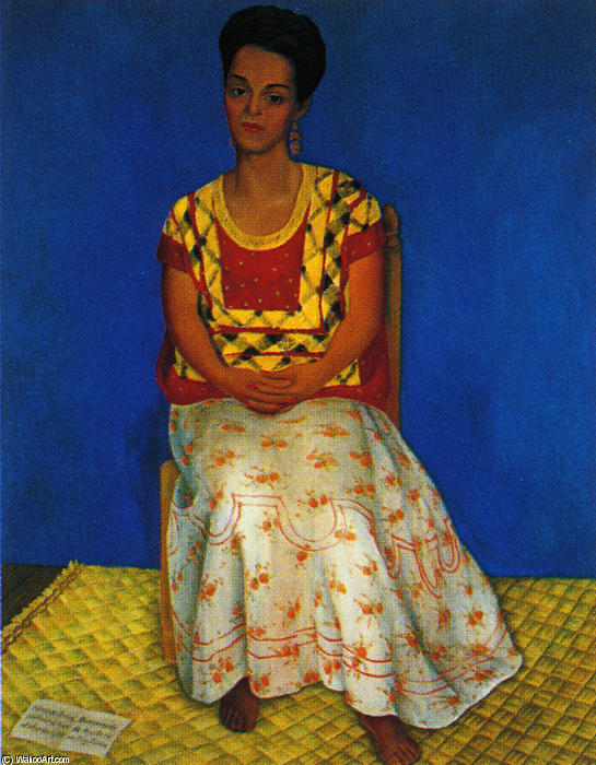 Wikioo.org - สารานุกรมวิจิตรศิลป์ - จิตรกรรม Diego Rivera - Portrait of Cuca Bustamante