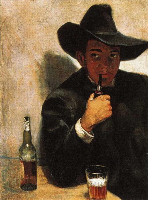 WikiOO.org – 美術百科全書 - 繪畫，作品 Diego Rivera - 自画像（）