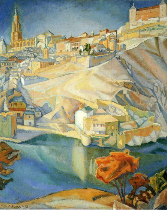 WikiOO.org - Enciclopedia of Fine Arts - Pictura, lucrări de artă Diego Rivera - View of Toledo