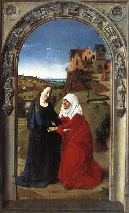 Wikioo.org - The Encyclopedia of Fine Arts - Painting, Artwork by Dierec Bouts - The Visitation
