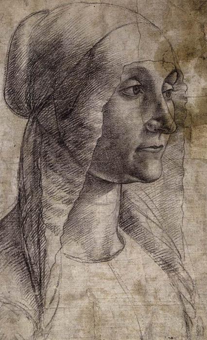 WikiOO.org - Enciklopedija dailės - Tapyba, meno kuriniai Domenico Ghirlandaio - Elderly Woman