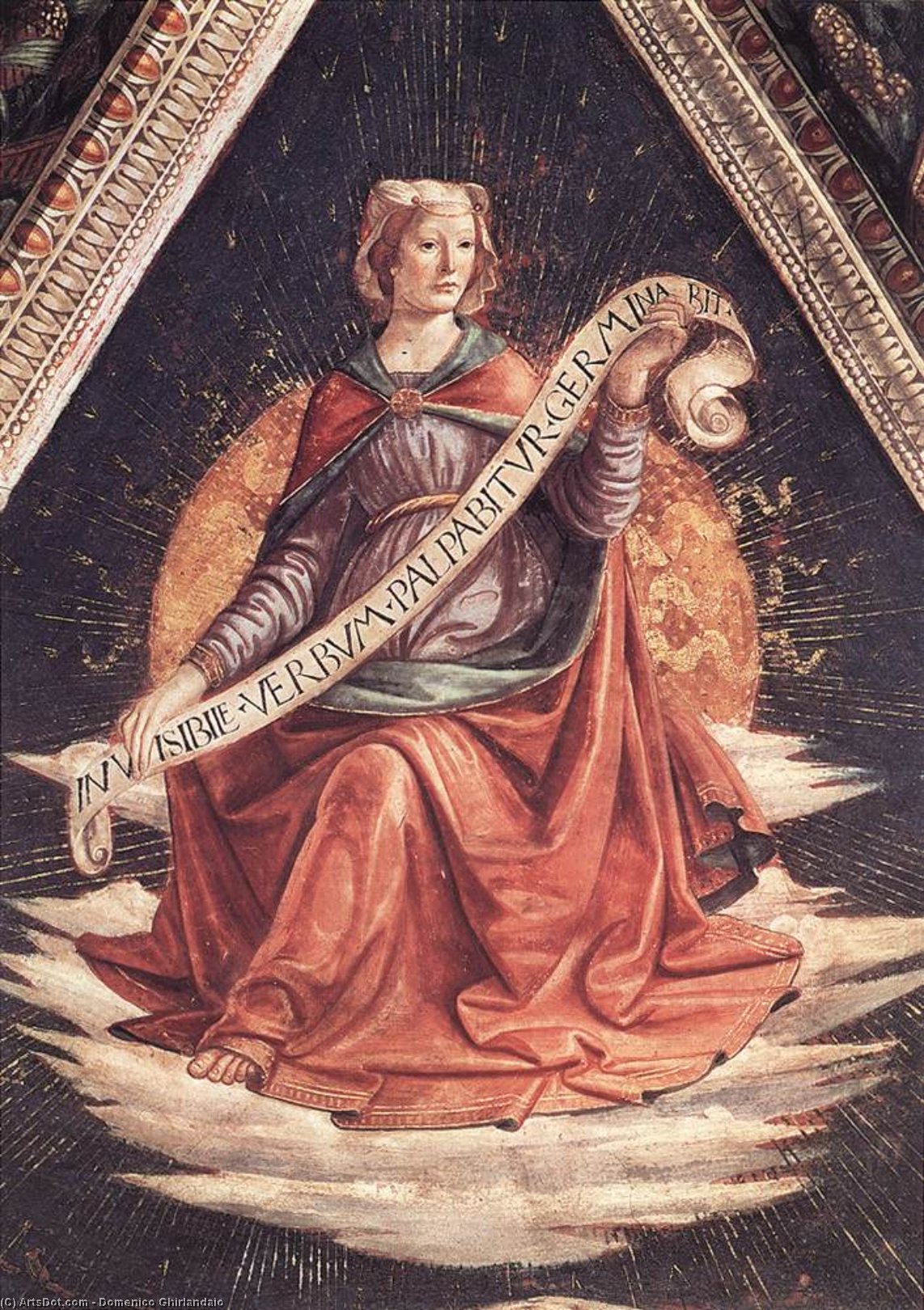 Wikioo.org – L'Enciclopedia delle Belle Arti - Pittura, Opere di Domenico Ghirlandaio - Sibilla