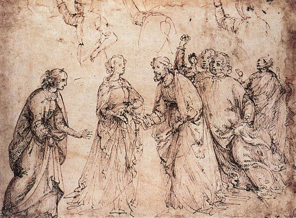 WikiOO.org - Encyclopedia of Fine Arts - Maalaus, taideteos Domenico Ghirlandaio - Study