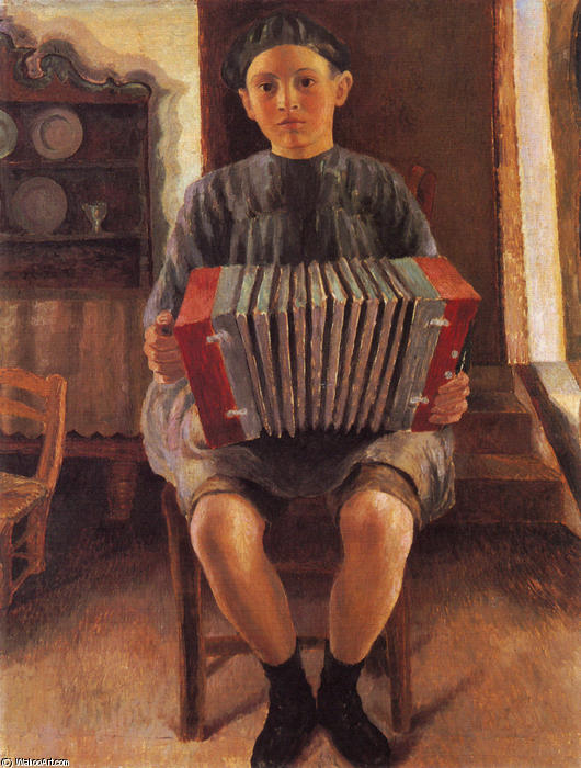 WikiOO.org - אנציקלופדיה לאמנויות יפות - ציור, יצירות אמנות Dora De Houghton Carrington - Spanish Boy