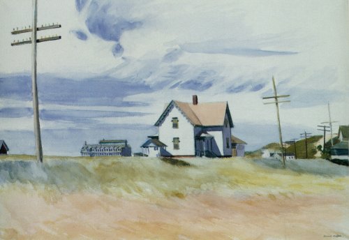 WikiOO.org - Encyclopedia of Fine Arts - Maleri, Artwork Edward Hopper - Capron House