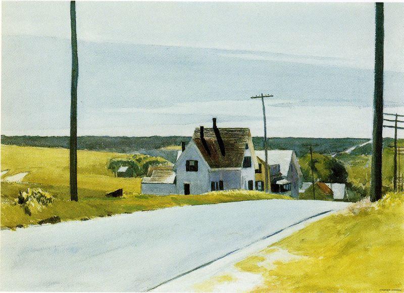 Wikioo.org - สารานุกรมวิจิตรศิลป์ - จิตรกรรม Edward Hopper - High Road