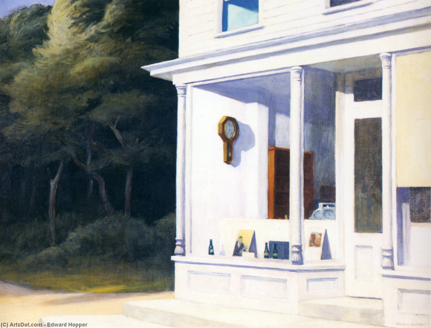 Wikioo.org - The Encyclopedia of Fine Arts - Painting, Artwork by Edward Hopper - Seven A.M.
