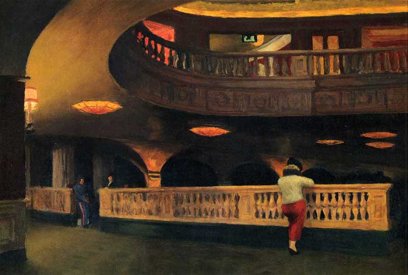 Wikioo.org – L'Encyclopédie des Beaux Arts - Peinture, Oeuvre de Edward Hopper - Théâtre Sheridan