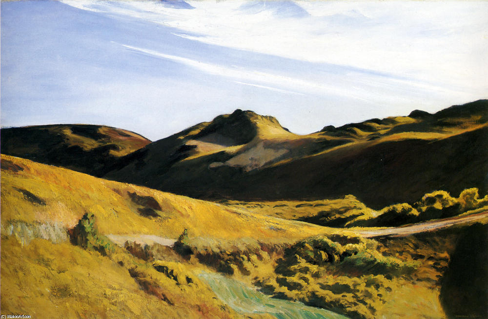 Wikioo.org - The Encyclopedia of Fine Arts - Painting, Artwork by Edward Hopper - The Camel's Hump