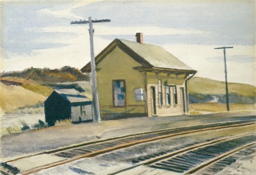 Wikioo.org - Bách khoa toàn thư về mỹ thuật - Vẽ tranh, Tác phẩm nghệ thuật Edward Hopper - Toward Boston