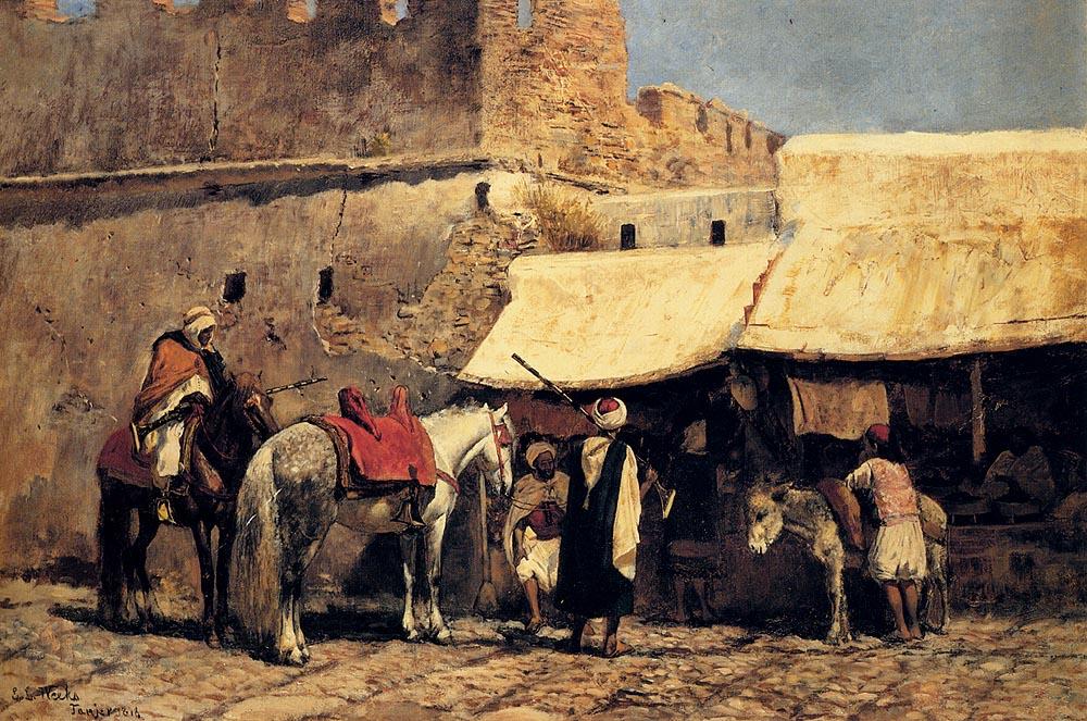Wikioo.org - The Encyclopedia of Fine Arts - Painting, Artwork by Edwin Lord Weeks - Tangiers