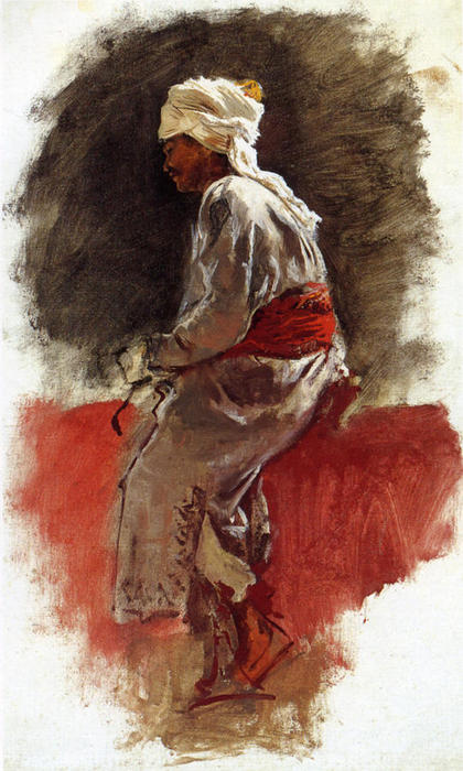 WikiOO.org - Encyclopedia of Fine Arts - Maalaus, taideteos Edwin Lord Weeks - The Rider