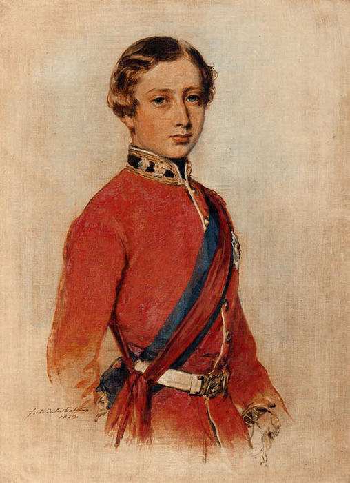 WikiOO.org - Encyclopedia of Fine Arts - Lukisan, Artwork Franz Xaver Winterhalter - Albert Edward, Prince of Wales 1