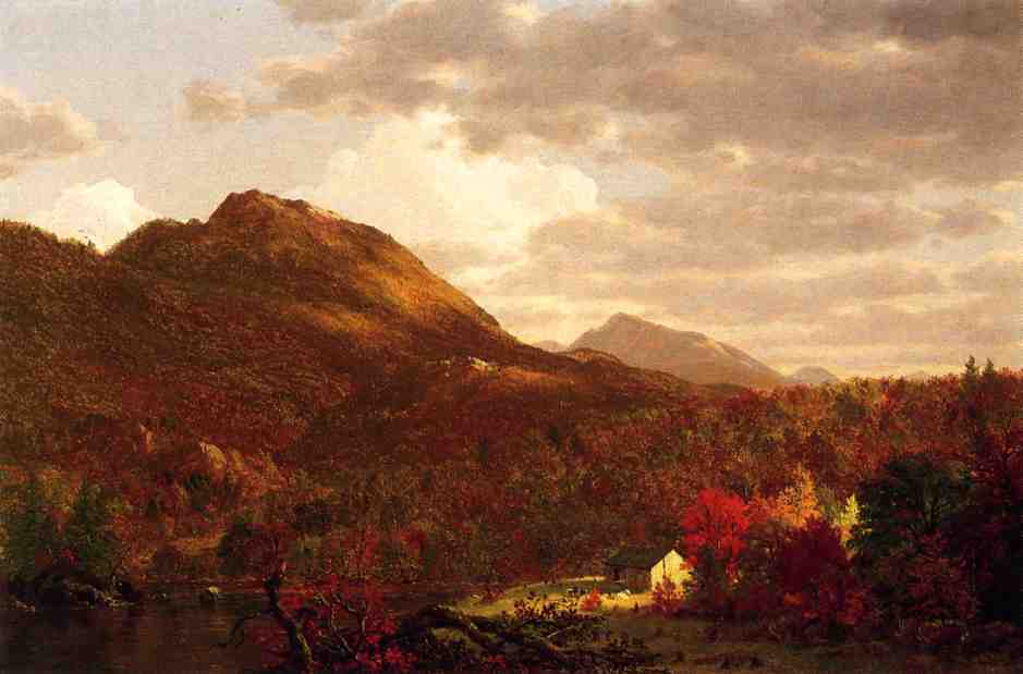 Wikioo.org - The Encyclopedia of Fine Arts - Painting, Artwork by Frederic Edwin Church - Autumn on the Hudson