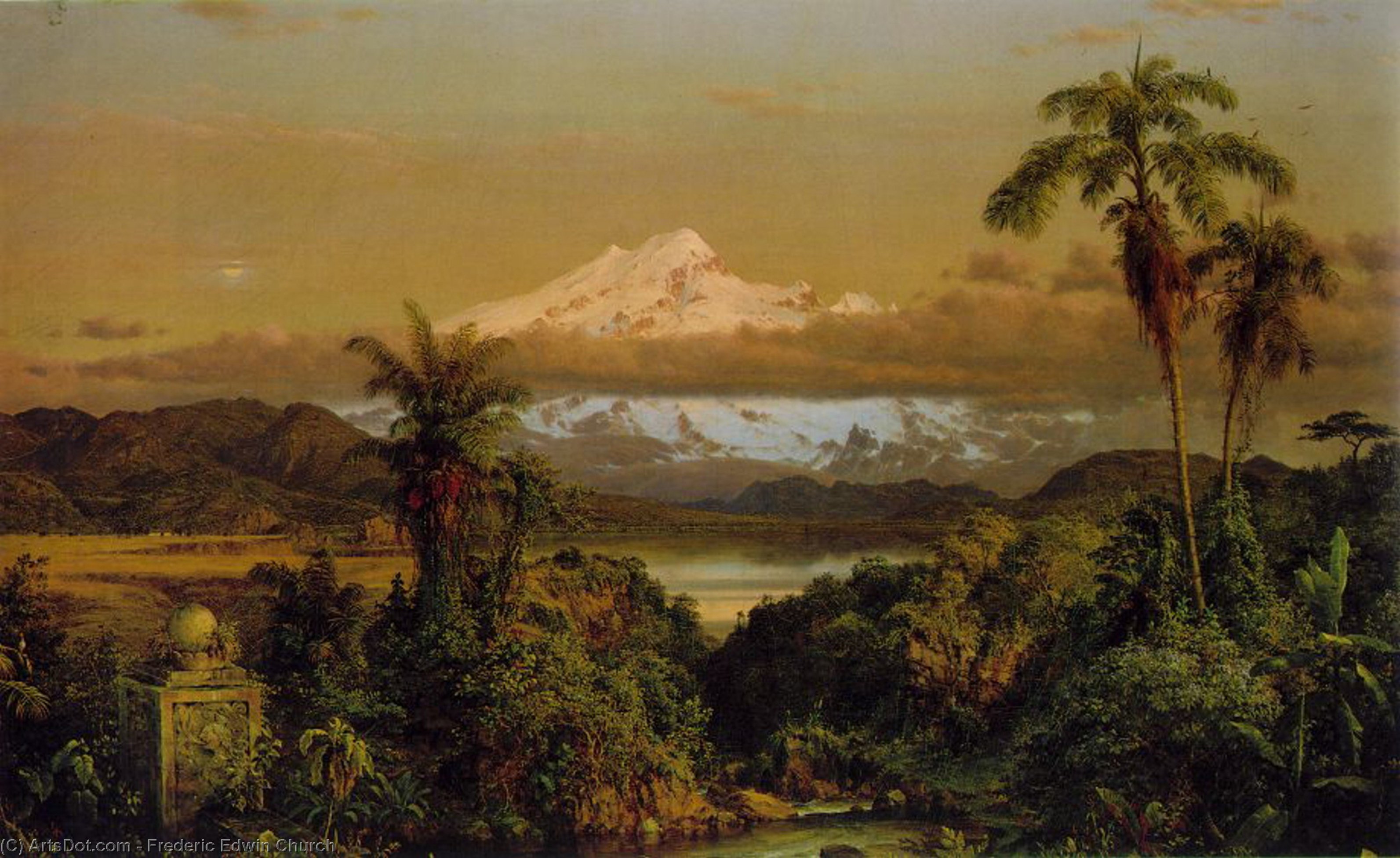 Wikioo.org - The Encyclopedia of Fine Arts - Painting, Artwork by Frederic Edwin Church - Cayambe