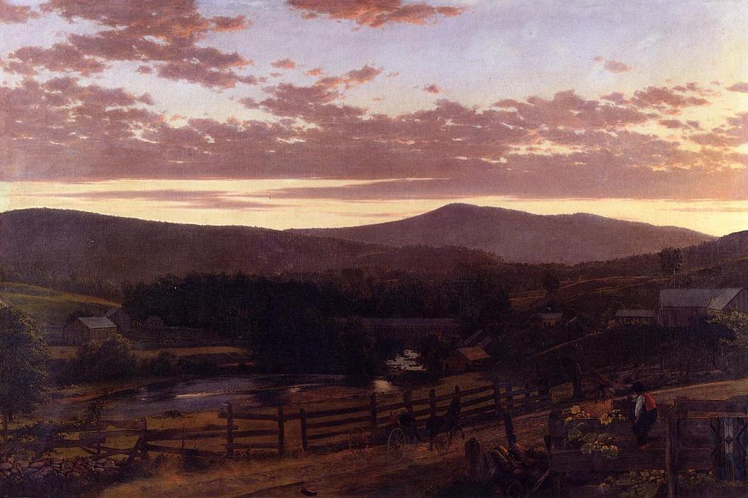 Wikioo.org – L'Encyclopédie des Beaux Arts - Peinture, Oeuvre de Frederic Edwin Church - Ira Mont , Vermont