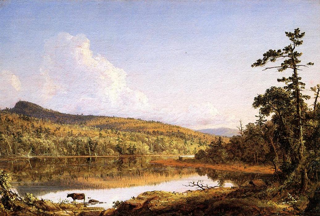 WikiOO.org - Encyclopedia of Fine Arts - Maľba, Artwork Frederic Edwin Church - North Lake