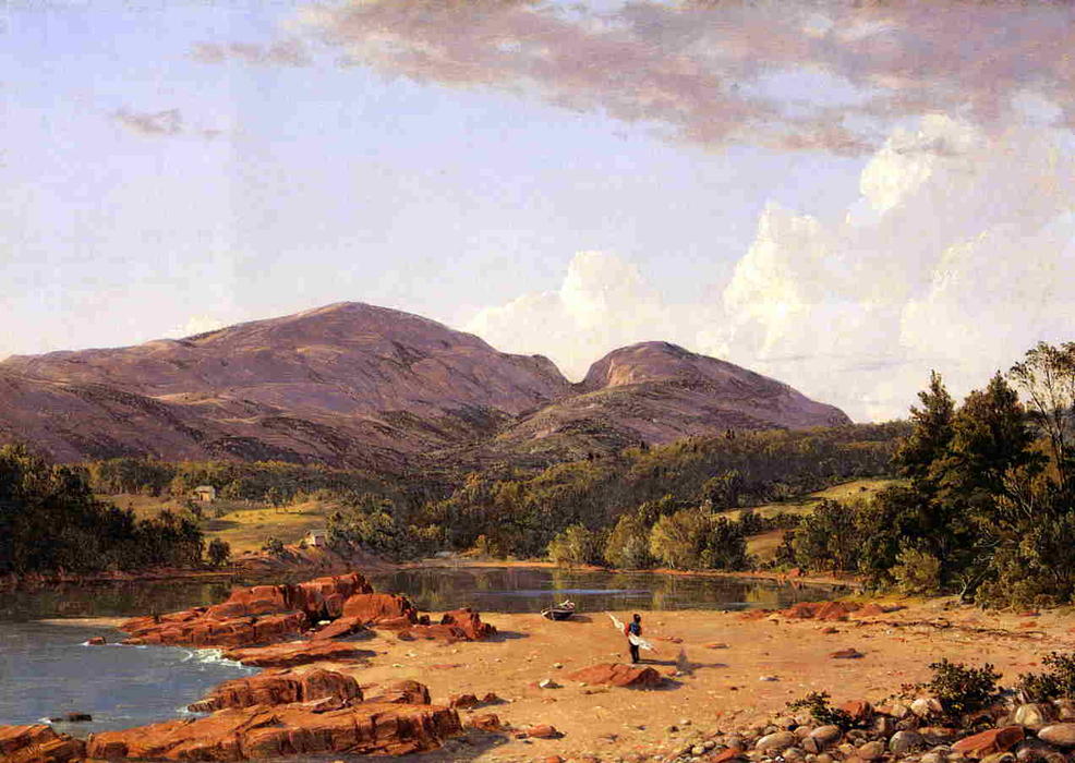 WikiOO.org - Encyclopedia of Fine Arts - Lukisan, Artwork Frederic Edwin Church - Otter Creek, Mount Desert