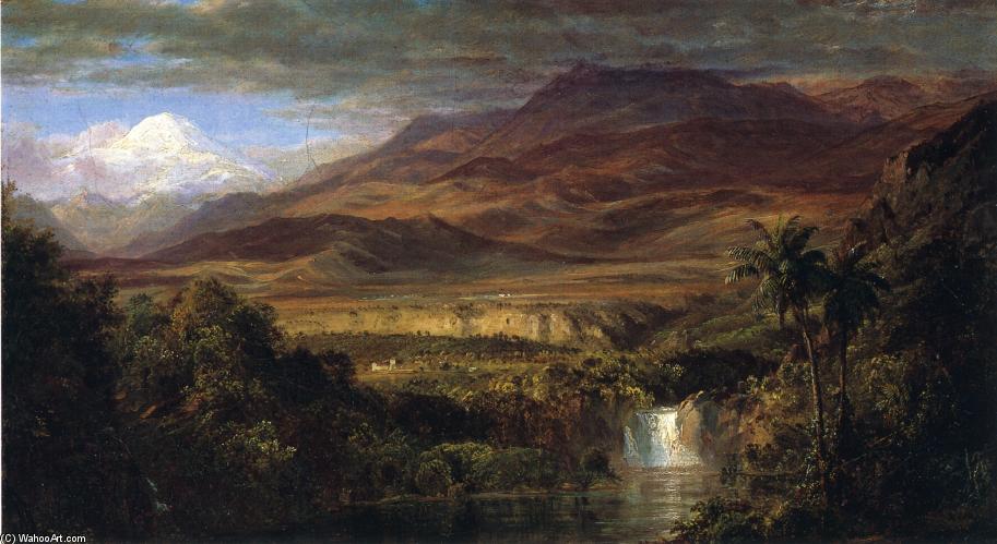 WikiOO.org - Encyclopedia of Fine Arts - Maleri, Artwork Frederic Edwin Church - Study for The Heart of the Andes''''