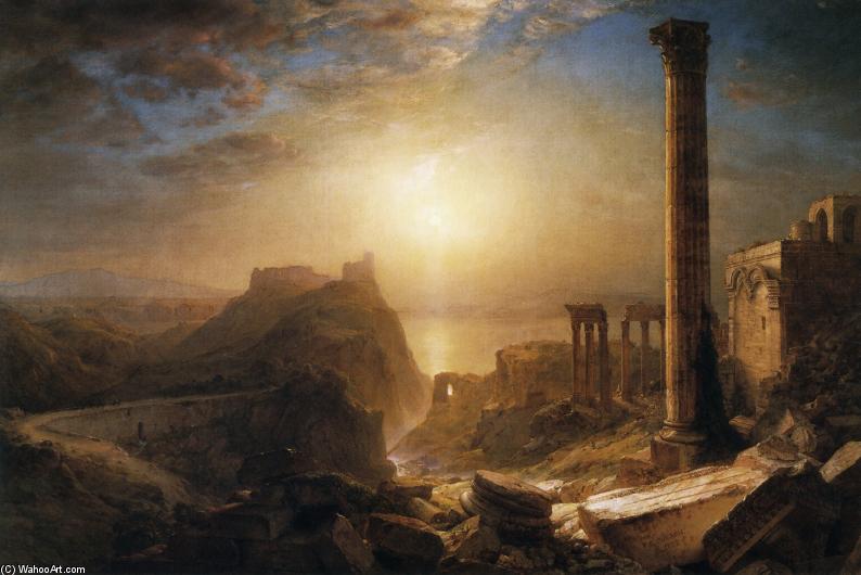 Wikioo.org - The Encyclopedia of Fine Arts - Painting, Artwork by Frederic Edwin Church - Syria by the Sea