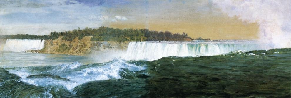 WikiOO.org - Енциклопедия за изящни изкуства - Живопис, Произведения на изкуството Frederic Edwin Church - The Great Fall, Niagara