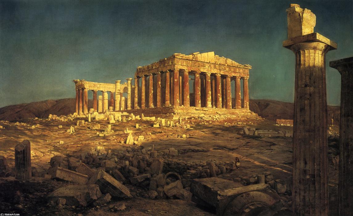 Wikioo.org - The Encyclopedia of Fine Arts - Painting, Artwork by Frederic Edwin Church - The Parthenon