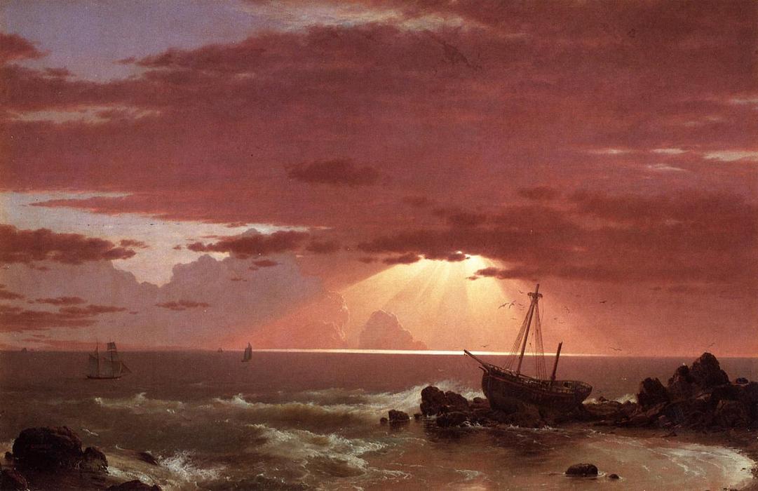 Wikioo.org - The Encyclopedia of Fine Arts - Painting, Artwork by Frederic Edwin Church - The Wreck