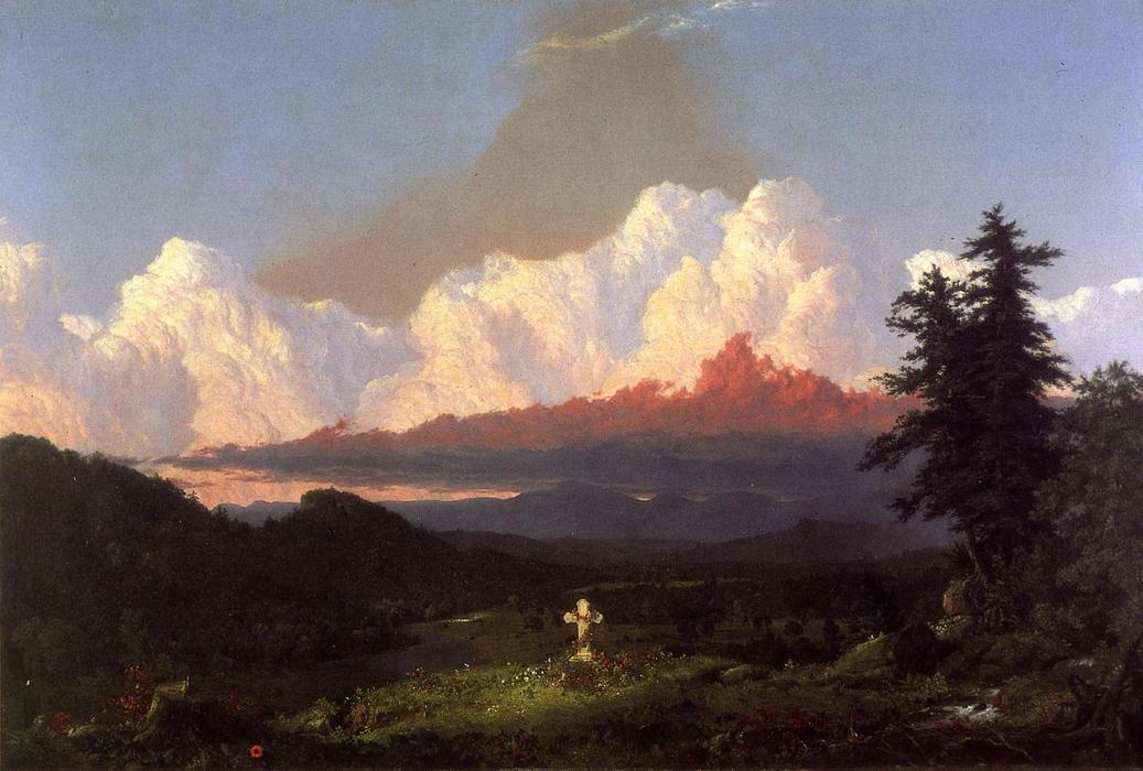 Wikioo.org - The Encyclopedia of Fine Arts - Painting, Artwork by Frederic Edwin Church - To the Memory of Cole