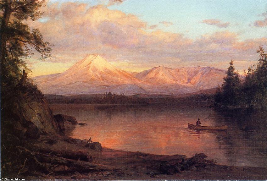 Wikioo.org - The Encyclopedia of Fine Arts - Painting, Artwork by Frederic Edwin Church - View of Mount Katahdin