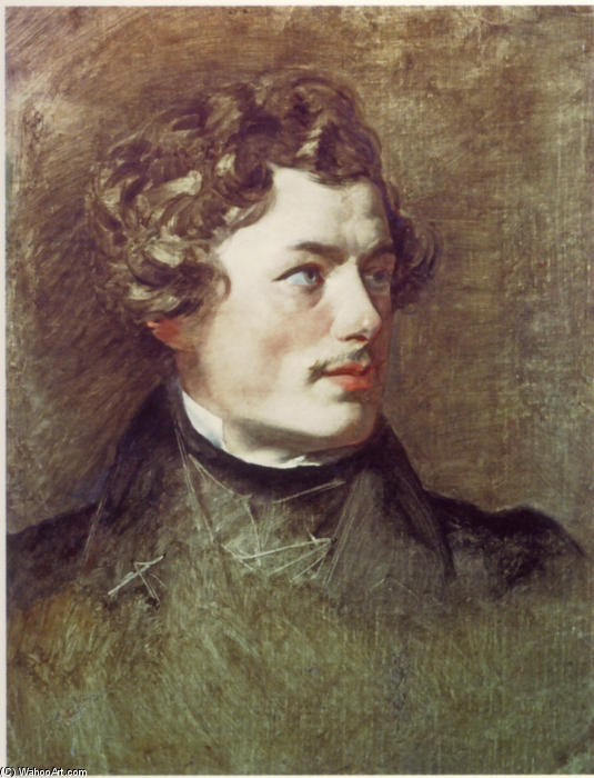 WikiOO.org - Encyclopedia of Fine Arts - Lukisan, Artwork Friedrich Ritter Von Amerling - Josef Danhauser, Öl auf Leinwand