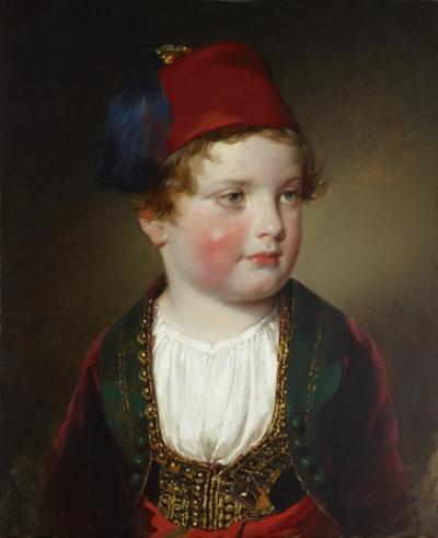 Wikioo.org – L'Encyclopédie des Beaux Arts - Peinture, Oeuvre de Friedrich Ritter Von Amerling - Portrait de Victor Prinz Odescalchi